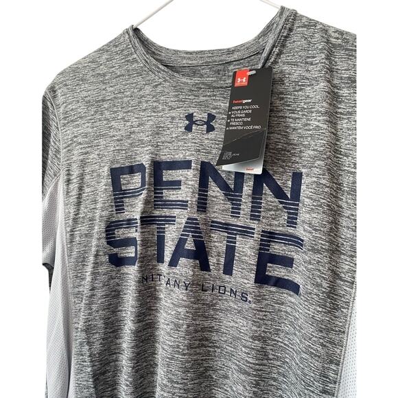 Under Armour Men's S Penn State University Heat Gear Performance T-Shirt Active - Picture 3 of 10